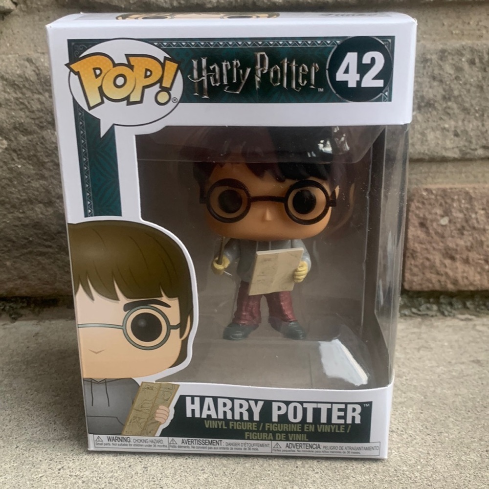 Funko Pop Harry Potter with marauders map, Vinyl figure New in box